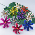 Handmade Printed Tiare Flower Hair Pick